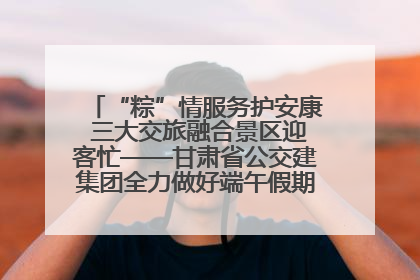 “粽”情服务护安康 三大交旅融合景区迎客忙——甘肃省公交建集团全力做好端午假期景区运营工作