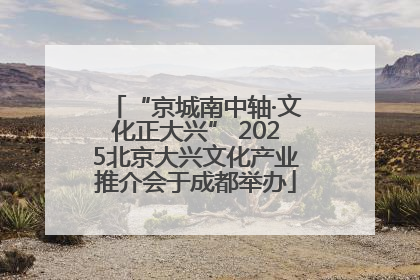 “京城南中轴·文化正大兴” 2025北京大兴文化产业推介会于成都举办