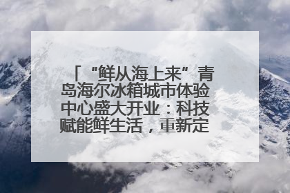 “鲜从海上来”青岛海尔冰箱城市体验中心盛大开业：科技赋能鲜生活，重新定义全球饮食未来