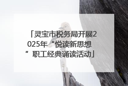 灵宝市税务局开展2025年“悦读新思想”职工经典诵读活动