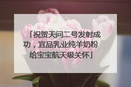 祝贺天问二号发射成功，宜品乳业纯羊奶粉给宝宝航天级关怀
