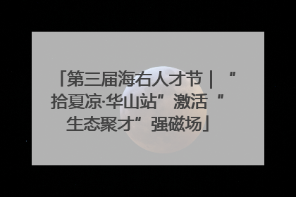 第三届海右人才节｜“拾夏凉·华山站”激活“生态聚才”强磁场