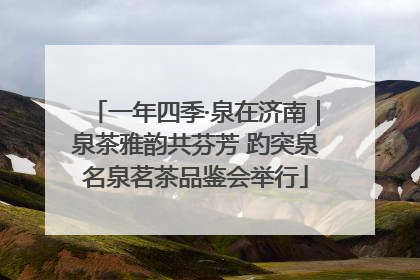 一年四季·泉在济南｜泉茶雅韵共芬芳 趵突泉名泉茗茶品鉴会举行