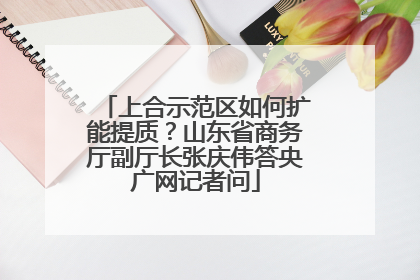上合示范区如何扩能提质？山东省商务厅副厅长张庆伟答央广网记者问
