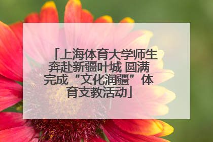 上海体育大学师生奔赴新疆叶城 圆满完成“文化润疆”体育支教活动