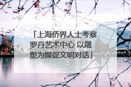上海侨界人士考察罗丹艺术中心 以雕塑为媒促文明对话