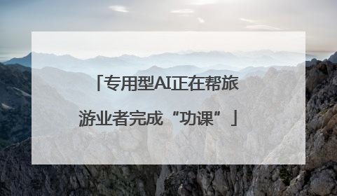 专用型AI正在帮旅游业者完成“功课”