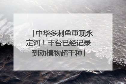 中华多刺鱼重现永定河！丰台已经记录到动植物超千种