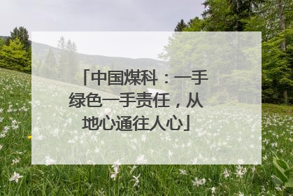 中国煤科：一手绿色一手责任，从地心通往人心