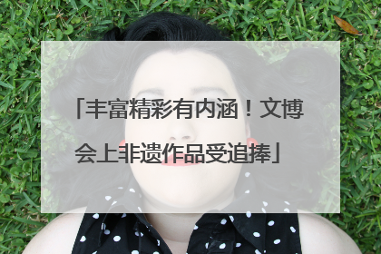 丰富精彩有内涵！文博会上非遗作品受追捧