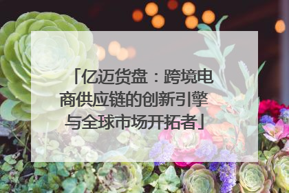 亿迈货盘：跨境电商供应链的创新引擎与全球市场开拓者