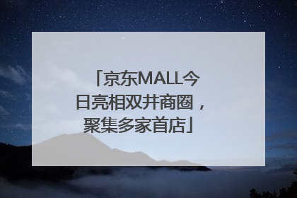 京东MALL今日亮相双井商圈，聚集多家首店