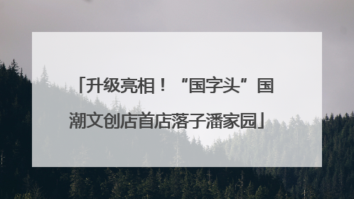 升级亮相！“国字头”国潮文创店首店落子潘家园
