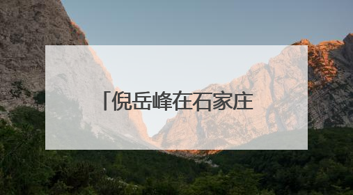 倪岳峰在石家庄市特殊教育学校看望慰问少年儿童