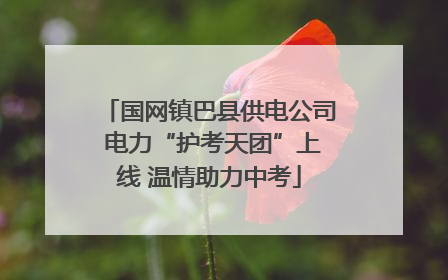 国网镇巴县供电公司 电力“护考天团”上线 温情助力中考