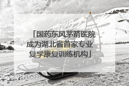国药东风茅箭医院成为湖北省首家专业复学康复训练机构