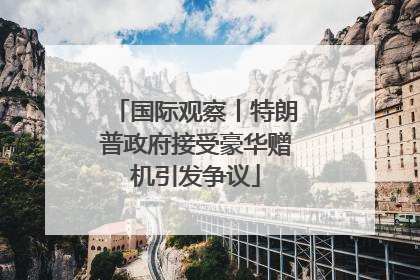 国际观察丨特朗普政府接受豪华赠机引发争议