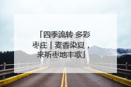 四季流转 多彩枣庄｜麦香染夏，来听枣地丰歌