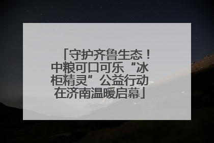 守护齐鲁生态！中粮可口可乐“冰柜精灵”公益行动在济南温暖启幕