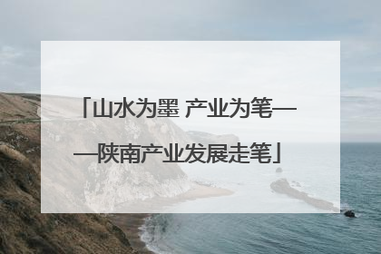 山水为墨 产业为笔——陕南产业发展走笔