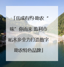 岳成有约·助农“味”你而来 监利市柘木乡全力打造数字助农特色品牌
