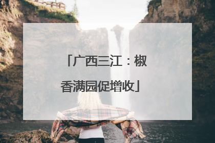 广西三江：椒香满园促增收