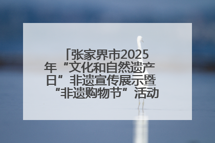张家界市2025年“文化和自然遗产日”非遗宣传展示暨“非遗购物节”活动在慈利县盛大启幕