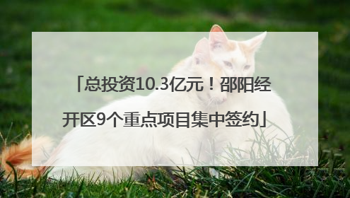 总投资10.3亿元！邵阳经开区9个重点项目集中签约