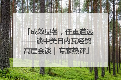 成效显著，任重道远——谈中美日内瓦经贸高层会谈｜专家热评