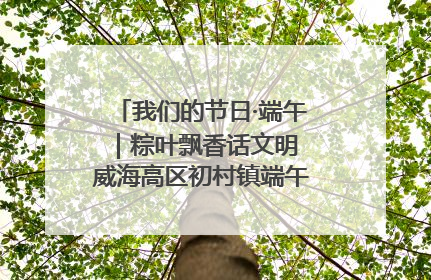 我们的节日·端午｜粽叶飘香话文明 威海高区初村镇端午系列活动亮点纷呈