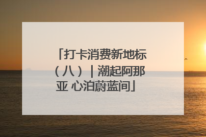 打卡消费新地标（八）｜潮起阿那亚 心泊蔚蓝间