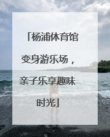 杨浦体育馆变身游乐场，亲子乐享趣味时光