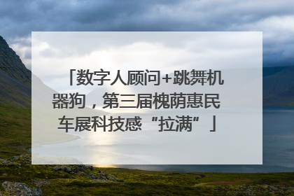 数字人顾问+跳舞机器狗，第三届槐荫惠民车展科技感“拉满”