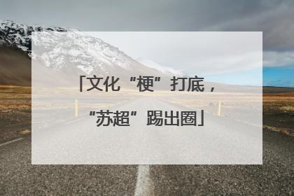 文化“梗”打底，“苏超”踢出圈