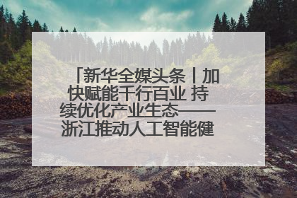 新华全媒头条丨加快赋能千行百业 持续优化产业生态——浙江推动人工智能健康有序发展观察