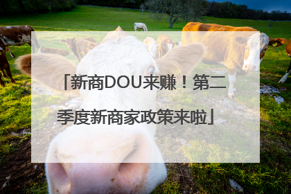 新商DOU来赚！第二季度新商家政策来啦
