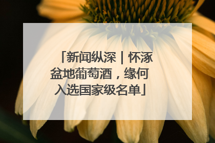 新闻纵深｜怀涿盆地葡萄酒，缘何入选国家级名单