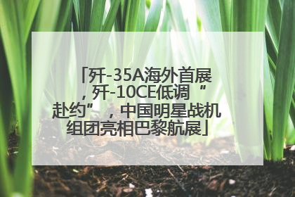 歼-35A海外首展，歼-10CE低调“赴约”，中国明星战机组团亮相巴黎航展