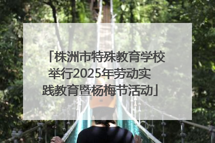 株洲市特殊教育学校举行2025年劳动实践教育暨杨梅节活动