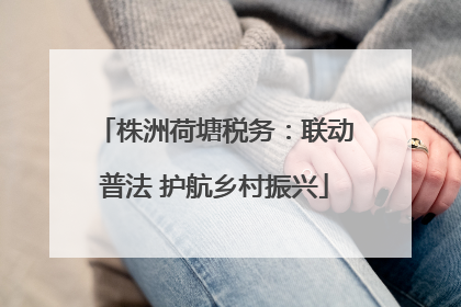 株洲荷塘税务：联动普法 护航乡村振兴