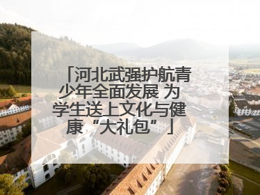 河北武强护航青少年全面发展 为学生送上文化与健康“大礼包”
