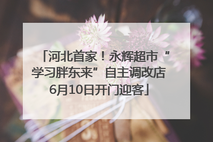 河北首家！永辉超市“学习胖东来”自主调改店6月10日开门迎客