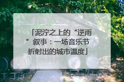 泥泞之上的“逆雨”叙事：一场音乐节折射出的城市温度