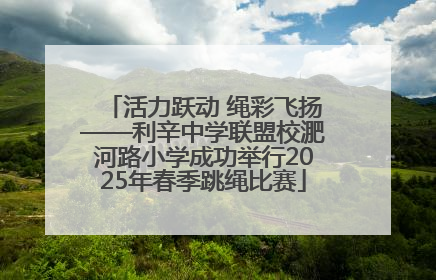 活力跃动 绳彩飞扬——利辛中学联盟校淝河路小学成功举行2025年春季跳绳比赛