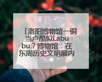 洛阳博物馆一铜当卢酷似Labubu？博物馆：在东周历史文明展内，距今已有2000多年历史