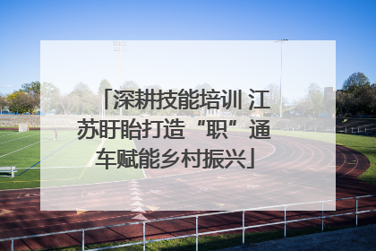 深耕技能培训 江苏盱眙打造“职”通车赋能乡村振兴