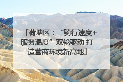 荷塘区：“骑行速度+服务温度”双轮驱动 打造营商环境新高地