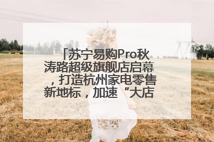 苏宁易购Pro秋涛路超级旗舰店启幕，打造杭州家电零售新地标，加速“大店攻略”全省布局