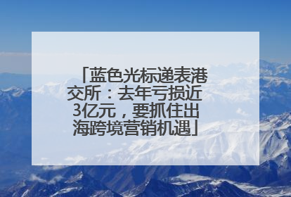 蓝色光标递表港交所：去年亏损近3亿元，要抓住出海跨境营销机遇