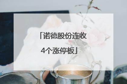 诺德股份连收4个涨停板